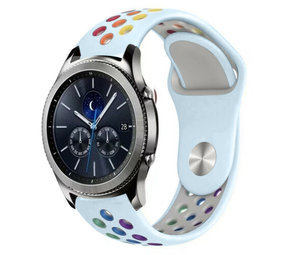 Strap-it Bracelet sport Samsung Gear S3 (bleu clair et multicolore)