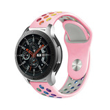 Strap-it Bracelet sport Samsung Galaxy Watch 46mm (rose et multicolore)