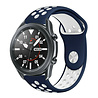 Strap-it Strap-it Bracelet sport Samsung Galaxy Watch 3 45mm (blanc/bleu) Strap-it Strap-it Bracelet sport Samsung Galaxy Watch 3 45mm (blanc/bleu)