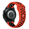 Strap-it Strap-it Bracelet sport Samsung Galaxy Watch 3 45mm (rouge/noir) Strap-it Strap-it Bracelet sport Samsung Galaxy Watch 3 45mm (rouge/noir)