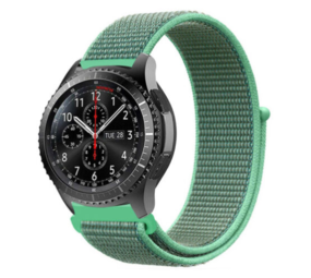 Strap-it Bracelet nylon Samsung Galaxy Watch 46mm (menthe)