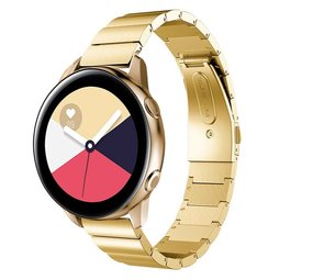 Strap-it Bracelet métal Samsung Galaxy Watch Active (or)