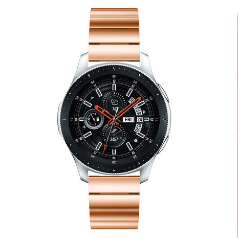 Strap-it Strap-it Bracelet métal Samsung Galaxy Watch 46mm (or rose)