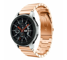 Strap-it Bracelet métal Samsung Galaxy Watch 46mm (or rose)
