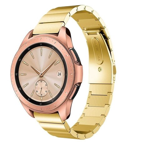 Strap-it Strap-it Bracelet métal Samsung Galaxy Watch 42mm (or)