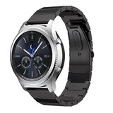 Strap-it Bracelet métal Samsung Gear S3 (noir)