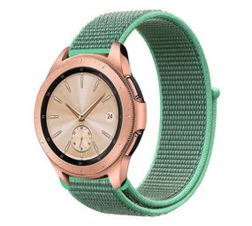 Strap-it Bracelet nylon Samsung Galaxy Watch 42mm (menthe)