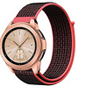 Strap-it Strap-it Bracelet nylon Samsung Galaxy Watch 42mm (noir/rouge) Strap-it Strap-it Bracelet nylon Samsung Galaxy Watch 42mm (noir/rouge)