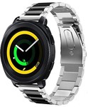 Strap-it Strap-it Bracelet acier Samsung Gear Sport (argent/noir)