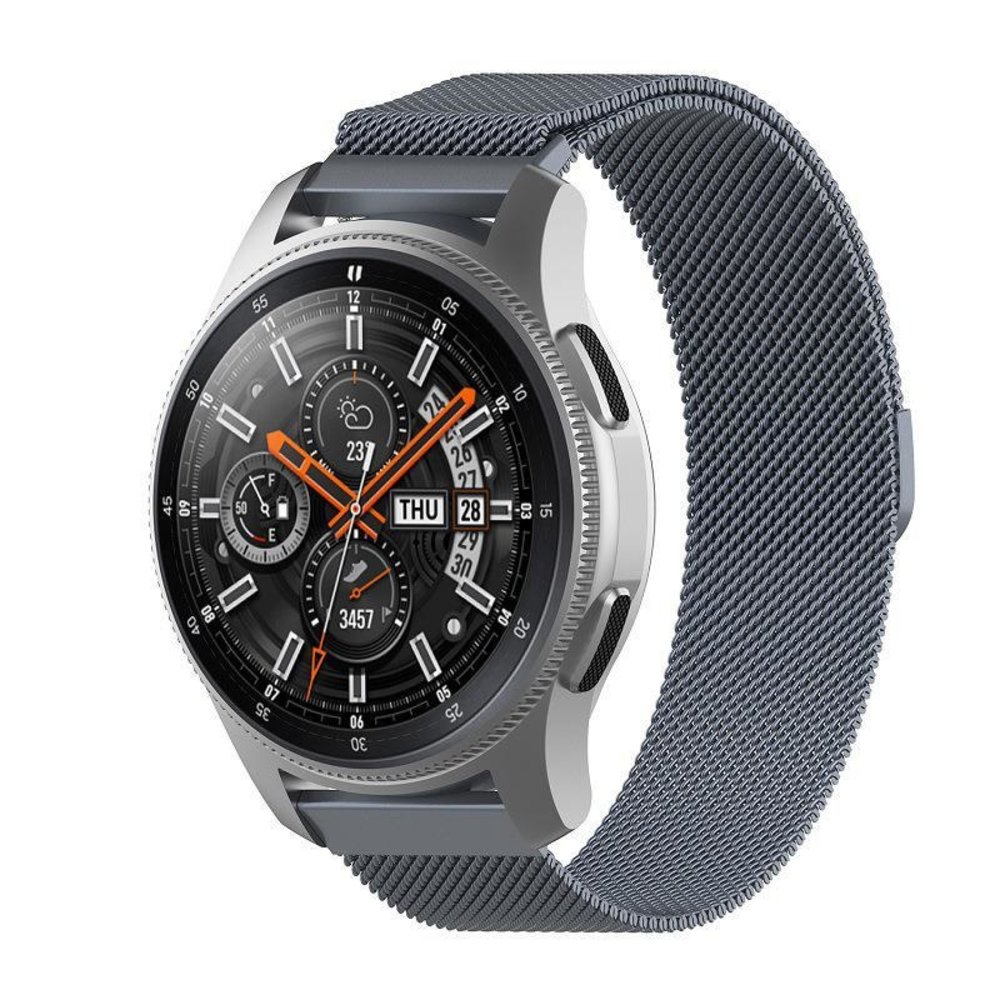Strap-it Strap-it Bracelet Milanais Samsung Galaxy Watch 46mm (gris sidéral) Strap-it Strap-it Bracelet Milanais Samsung Galaxy Watch 46mm (gris sidéral)