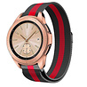 Strap-it Strap-it Bracelet Milanais Samsung Galaxy Watch 42mm (noir/rouge) Strap-it Strap-it Bracelet Milanais Samsung Galaxy Watch 42mm (noir/rouge)