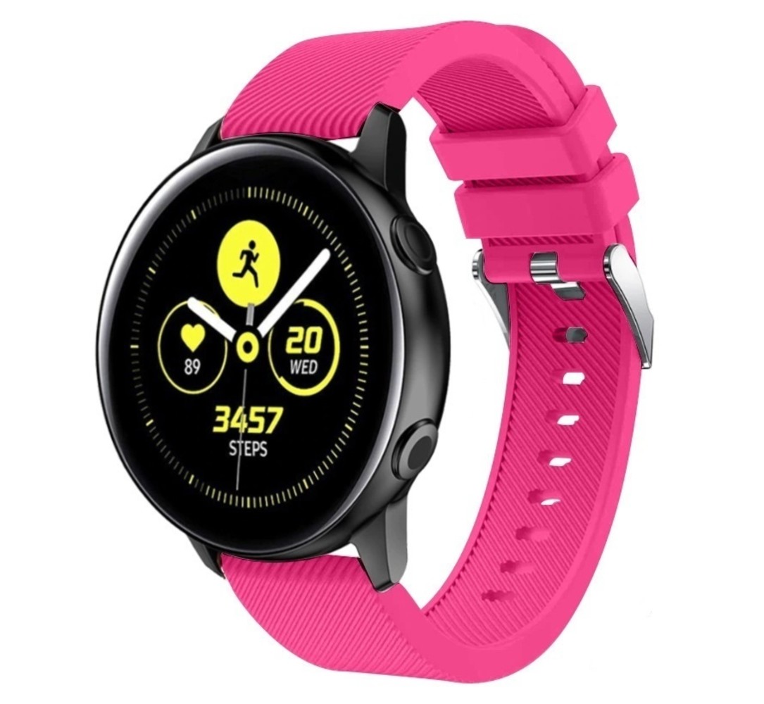 Strap-it Strap-it Bracelet silicone Samsung Galaxy Watch Active (rose vif)