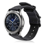 Strap-it Bracelet nylon boucle Samsung Gear S3 (noir)