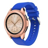 Strap-it Bracelet silicone Samsung Galaxy Watch 42mm (bleu)
