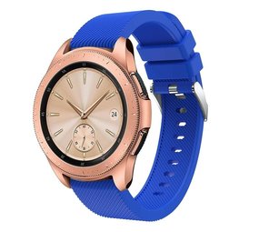 Strap-it Bracelet silicone Samsung Galaxy Watch 42mm (bleu)