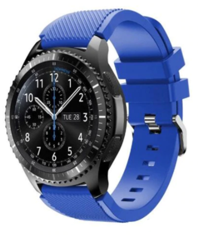 Strap-it Strap-it Bracelet silicone Samsung Galaxy Watch 46mm (bleu)