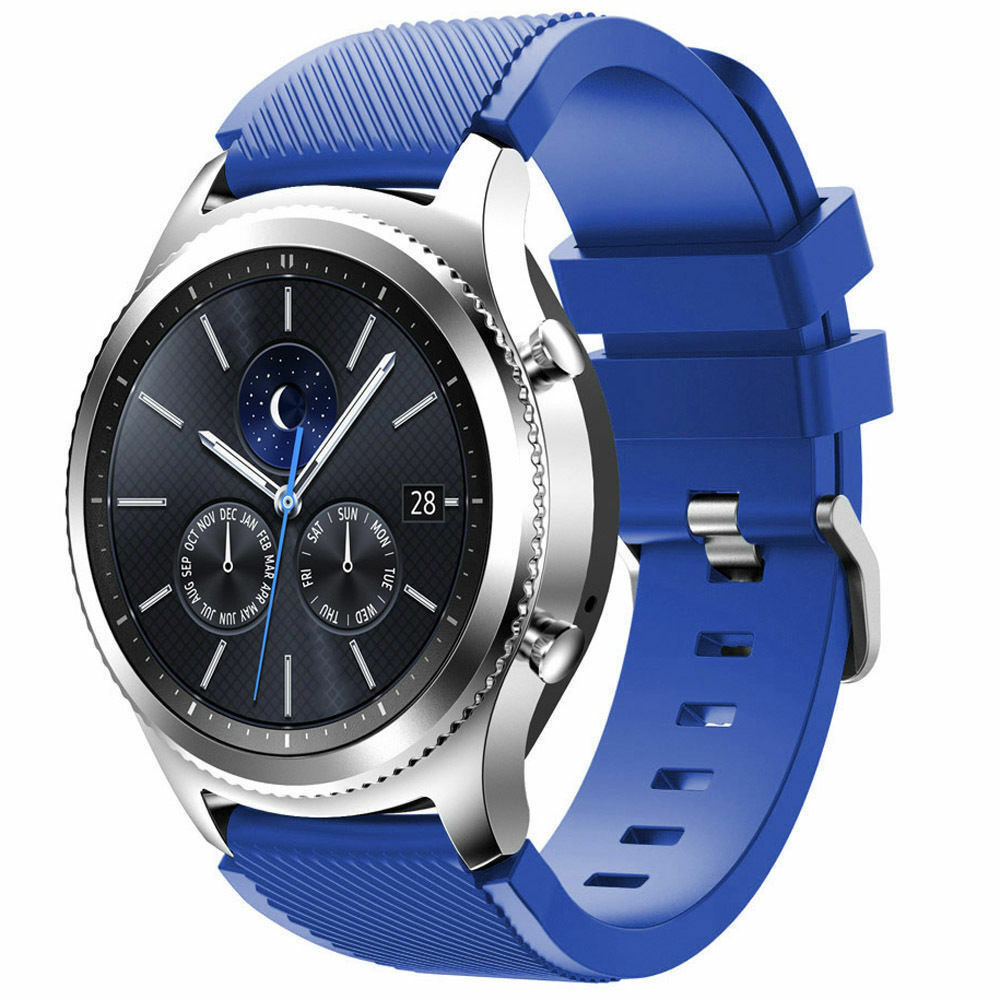 Strap-it Strap-it Bracelet silicone Samsung Gear S3 (bleu)