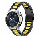 Strap-it Strap-it Bracelet acier Samsung Gear S3 (noir/or)