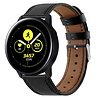 Strap-it Strap-it Bracelet cuir Samsung Galaxy Watch Active (serré noir) Strap-it Strap-it Bracelet cuir Samsung Galaxy Watch Active (serré noir)