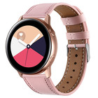 Strap-it Strap-it Bracelet cuir Samsung Galaxy Watch Active(rose)
