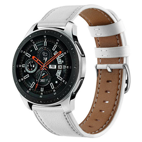 Strap-it Strap-it Samsung similicuir Galaxy Watch 46mm bracelet (blanc)