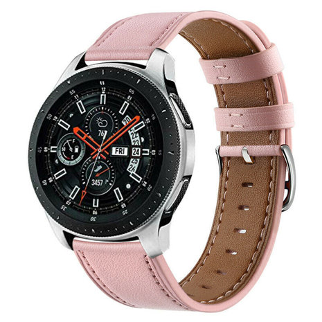 Strap-it Strap-it Bracelet similicuir Samsung Galaxy Watch 46mm (rose)