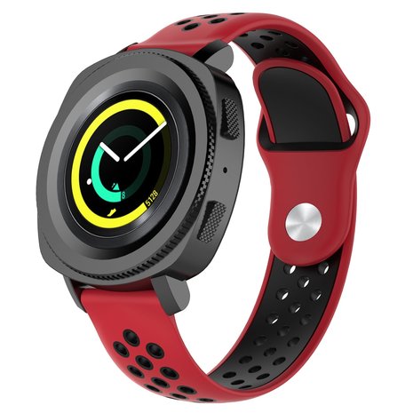 Strap-it Strap-it Bracelet sport Samsung Gear Sport (rouge/noir)