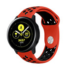 Strap-it Strap-it Bracelet sport Samsung Galaxy Watch Active (rouge noir)