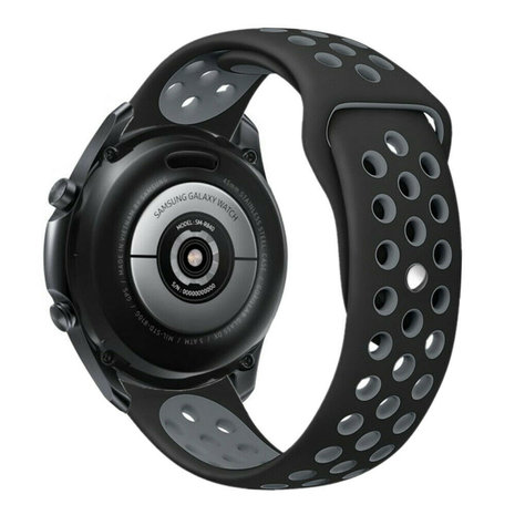 Strap-it Strap-it Bracelet sport Samsung Galaxy Watch Active (noir/gris) Strap-it Strap-it Bracelet sport Samsung Galaxy Watch Active (noir/gris)