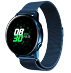 Strap-it Strap-it Bracelet Milanais Samsung Galaxy Watch Active (bleu)