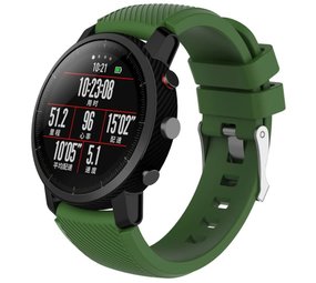 Strap-it Bracelet silicone Xiaomi Amazfit Pace (vert armée)