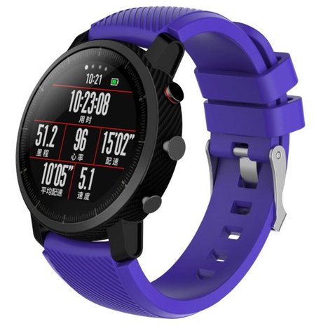 Strap-it Strap-it Bracelet silicone  Xiaomi Amazfit Pace (violet)