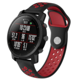 Strap-it Bracelet sport Xiaomi Amazfit Pace (noir/rouge)