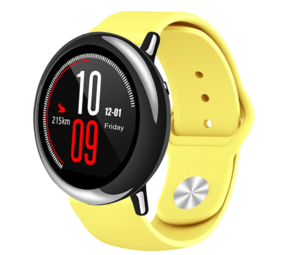 Strap-it Bracelet sport Xiaomi Amazfit Pace (jaune)