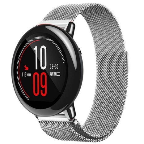 Strap-it Strap-it Bracelet Milanais Xiaomi Amazfit Pace (argent)