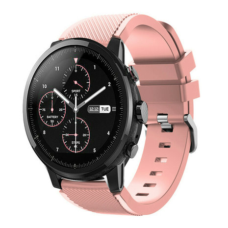 Strap-it Strap-it Bracelet silicone Xiaomi Amazfit Stratos (Rose)