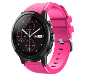 Strap-it Bracelet silicone Xiaomi Amazfit Stratos (rose vif)