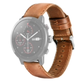 Strap-it Bracelet cuir Xiaomi Amazfit Stratos (marron)