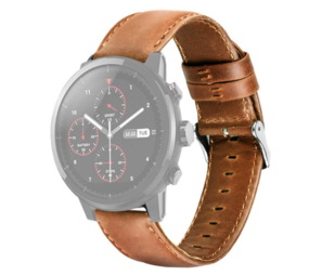 Strap-it Bracelet cuir Xiaomi Amazfit Stratos (marron)