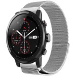 Strap-it Bracelet Milanais Xiaomi Amazfit Stratos (argent)
