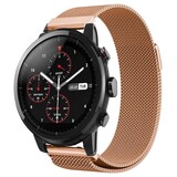 Strap-it Bracelet Milanais Xiaomi Amazfit Stratos (or rose)
