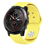 Strap-it Bracelet sport Xiaomi Amazfit Stratos (jaune)