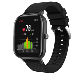 Strap-it Bracelet silicone Xiaomi Amazfit GTS (noir)