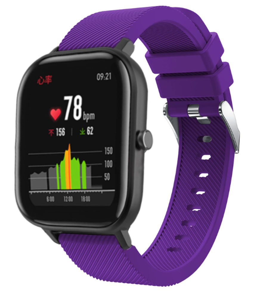 Strap-it Strap-it Bracelet silicone Xiaomi Amazfit GTS (violet)