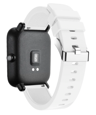 Strap-it Strap-it Bracelet silicone Xiaomi Amazfit GTS (blanc) 