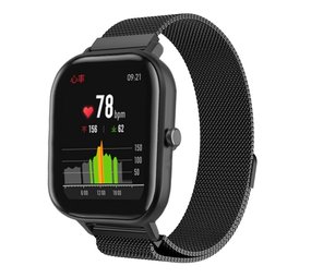 Strap-it Bracelet Milanais Xiaomi Amazfit GTS (noir)