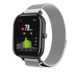 Strap-it Bracelet Milanais Xiaomi Amazfit GTS (argent)