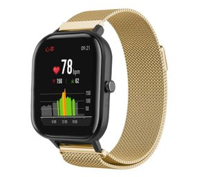 Strap-it Bracelet Milanais Xiaomi Amazfit GTS (or)