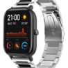 Strap-it Strap-it Bracelet acier Xiaomi Amazfit GTS (argent/noir) Strap-it Strap-it Bracelet acier Xiaomi Amazfit GTS (argent/noir)