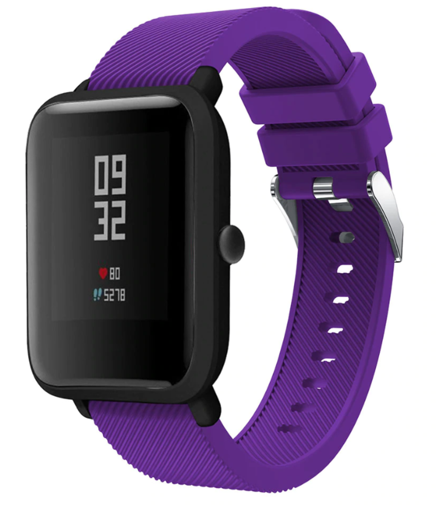 Strap-it  Strap-it Bracelet silicone Xiaomi Amazfit Bip (violet)